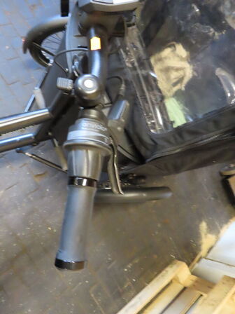 El. ladcykel, Butchers & Bicycles MK1-E med sort kasse og kaleche