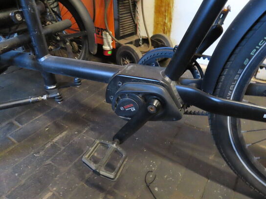 El. ladcykel, Butchers & Bicycles MK1-E med sort kasse og kaleche