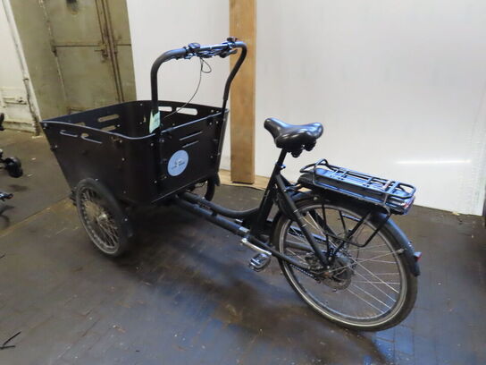 El. ladcykel, SCO Premium E-Cargo med sort kasse