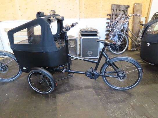 El. ladcykel, Butchers & Bicycles MK1-E med sort kasse og kaleche