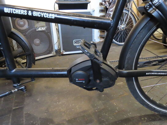 El. ladcykel, Butchers & Bicycles MK1-E med sort kasse og kaleche