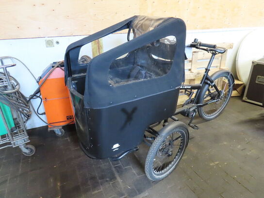 El. ladcykel, Butchers & Bicycles MK1-E med sort kasse og kaleche