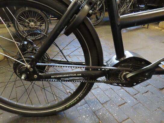 El. ladcykel, Butchers & Bicycles MK1-E med sort kasse og kaleche