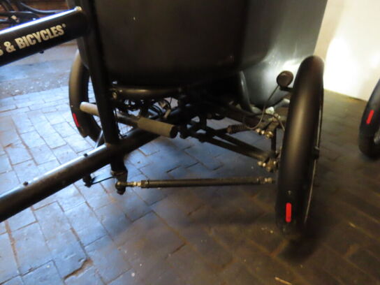 El. ladcykel, Butchers & Bicycles MK1-E med sort kasse og kaleche
