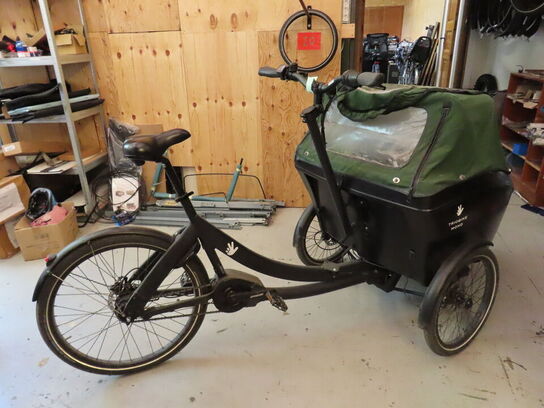El. ladcykel, Triobike Mono med sort kasse og kaleche