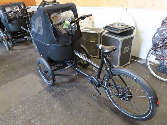 El. ladcykel, Butchers & Bicycles MK1-E med sort kasse og kaleche