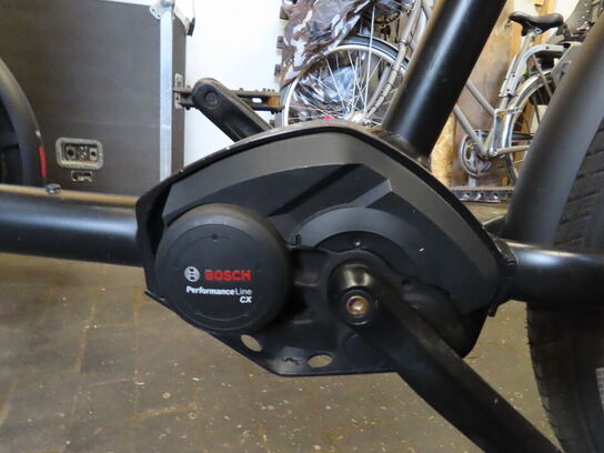 El. ladcykel, Butchers & Bicycles MK1-E med sort kasse og kaleche