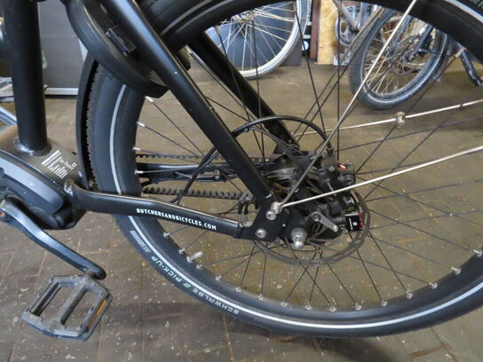 El. ladcykel, Butchers & Bicycles MK1-E med sort kasse og kaleche