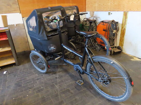 El. ladcykel, Butchers & Bicycles MK1-E med sort kasse og kaleche