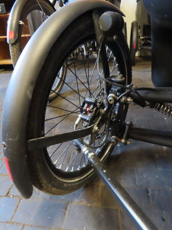 El. ladcykel, Butchers & Bicycles MK1-E med sort kasse og kaleche