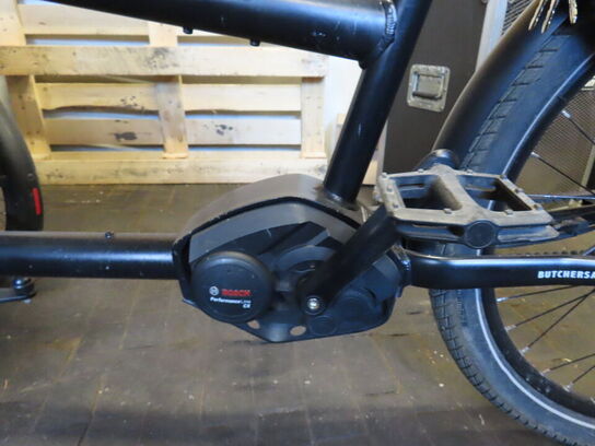 El. ladcykel, Butchers & Bicycles MK1-E med sort kasse og kaleche