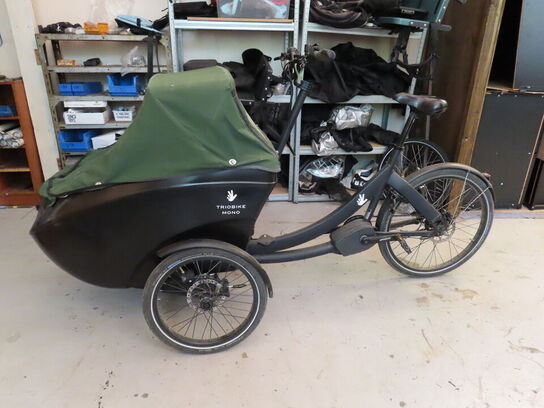 El. ladcykel, Triobike Mono med sort kasse og kaleche