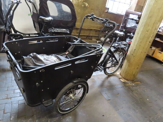 El. ladcykel, SCO Premium E-Cargo med sort kasse og kaleche