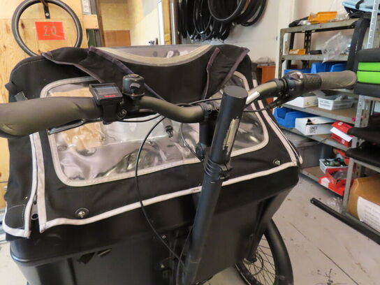 El. ladcykel, Triobike Mono med sort kasse og kaleche