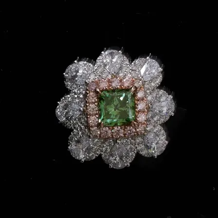 Cocktailring med diamanter i lab- grown