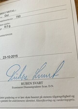 Halskæde med diamanter