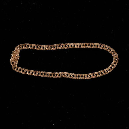 Guld armbånd i 14 kt guld - vægt 6,7 gram