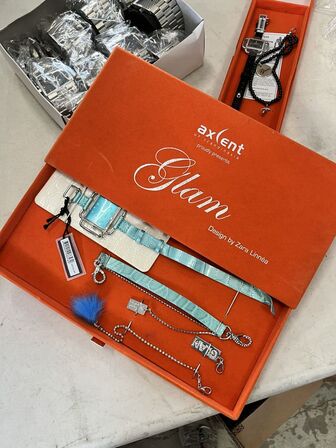 Flyttekasse m. Blandet ure JET SET/AXCENT