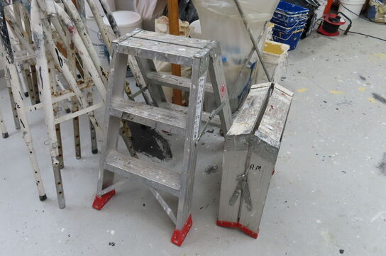 2 stk. Alu stiger JUMBO