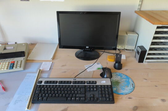 Skærm HP S2031a + mus & tastatur 