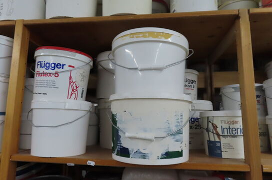 1 fag af diverse maling & grunder mv.
