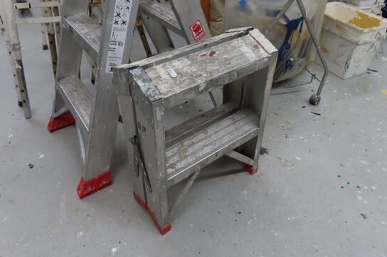 2 stk. Alu stiger JUMBO