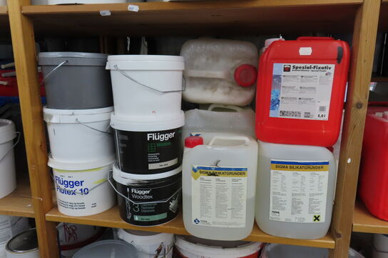 1 fag af diverse maling & grunder mv.