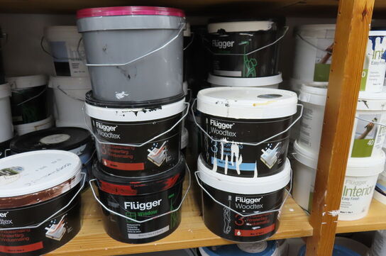 1 fag af diverse maling mv.