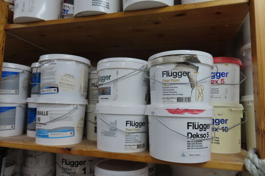 1 fag af diverse maling mv.