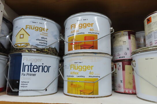 1 fa g af træbeskyttelse, maling mv.