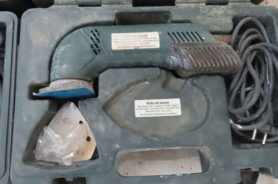 2 stk. Slibemaskiner METABO 