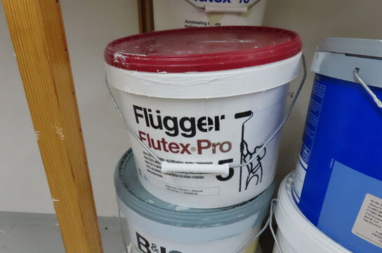 1 fag af diverse maling mv.