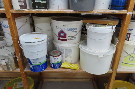 1 fag af diverse maling mv.