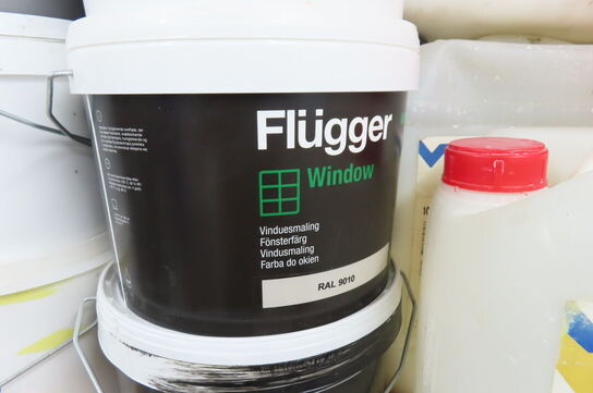 1 fag af diverse maling & grunder mv.