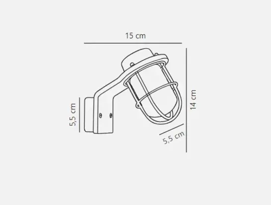 2 stk. nordlux marina badeværelses væglampe krom(ubrugt)