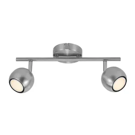 2 stk. nordlux chicago dobbelt spot krom inkl. led pærer(ubrugt)