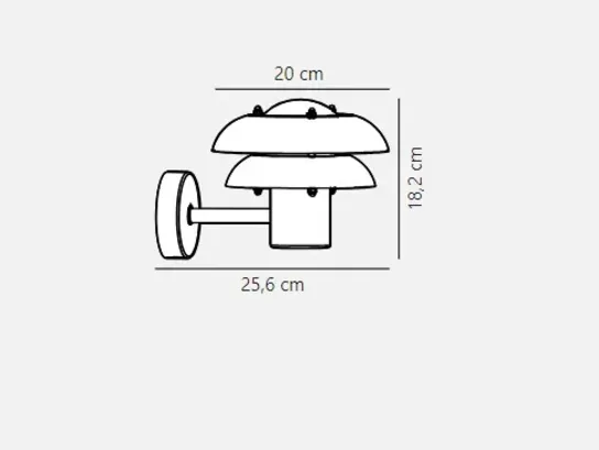 2 stk. nordlux kurnos 20 udendørs væglampe sand(ubrugt)