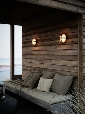 Nordlux cross 20 udendørs væglampe messing(ubrugt)