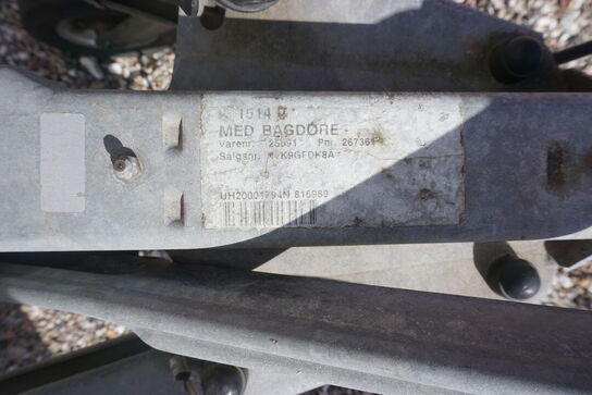 Lukket trailer BRENDERUP K 1514 T