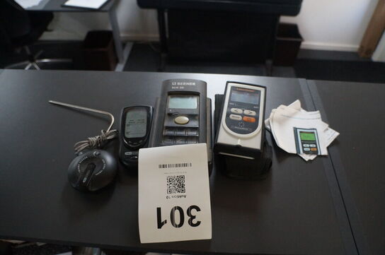 3 stk. testere OBH, BERNER & MOISTUREMASTER
