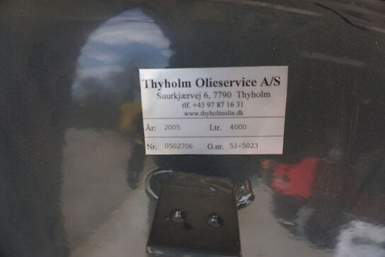 Dieseltank med indhold