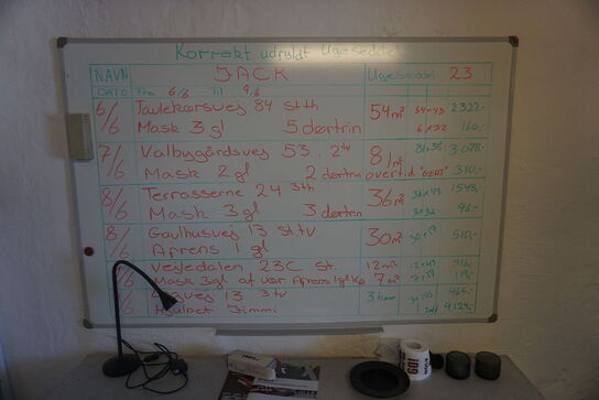 Skab & Whiteboard