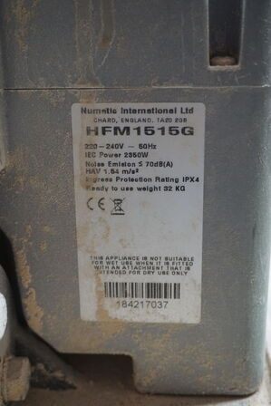 Gulvslibemaskine NUMATIC HFM 1515G