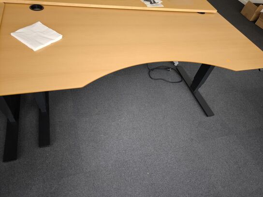4 stk. el. hæve/sænke skriveborde
