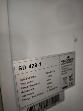 Displaykøleskab SCAN DOMESTIC SD 429-1