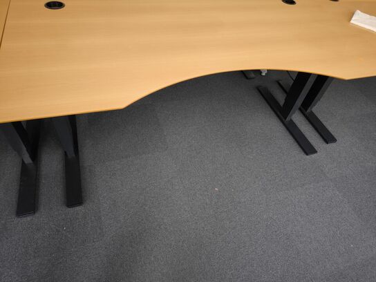 4 stk. el. hæve/sænke skriveborde