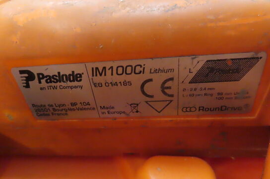 Gassømpistil PASLODE IM100CI 