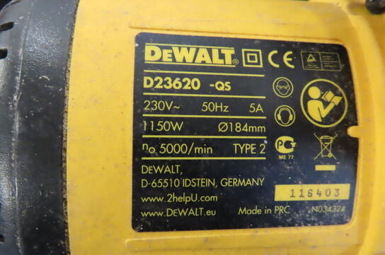 Håndrundsav DEWALT samt motorsav BILTEMA