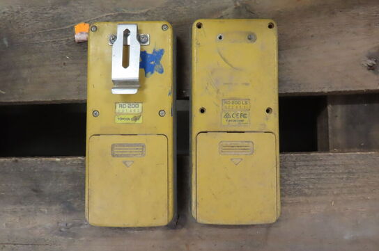 2 stk. Fjernbetjening TOPCON RC200