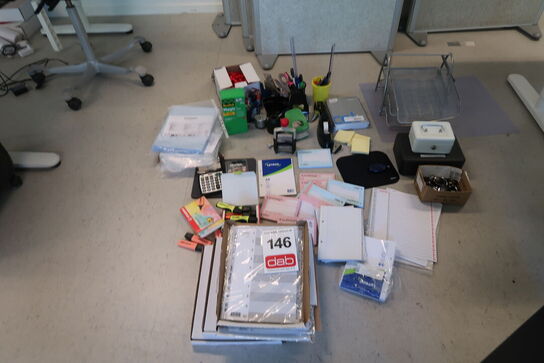 Stort parti kontorartikler 